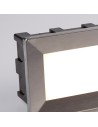 Searchlight® I Външен аплик Ankle - сатенено сребриста метална и поликарбонатна I 1 x LED - 0762 - 3