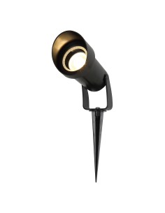 Searchlight® I Градинско колче Spike, черна I 1 x GU10 - 1010BK - Цена | LEDs4economy