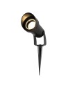 Searchlight® I Градинско колче Spike, черна I 1 x GU10 - 1010BK