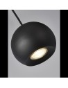 Searchlight® I Пендел Eindhoven - пясъчно черен метал I 4 x GU10 - 1014-4BK - 3