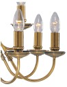 Searchlight® I Пендел Flemish 1 - масивен месинг I 12 x E14 - 1019-12AB - 3
