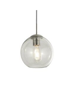Searchlight® I Пендел Balls - хромиран метал и прозрачно стъкло I 1 x E14 - 1033-3CL - Цена | LEDs4economy 2