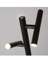 Searchlight® I Rechargeable Лампион, черен метал I 2 x LED - 10460BK - 3