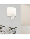 Searchlight® I Аплик Nina - хром, кристал и текстилен абажур I 1 x E14 - 1051-1CC - 5