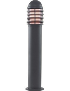 Searchlight® I Градински стълб 730 мм - черен алуминий и стъкло, IP44 I 1 x E27 - 1082-730 - Цена | LEDs4economy