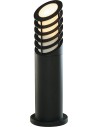 Searchlight® I Градински стълб 450 мм - черен алуминий и стъкло, IP44 I 1 x E27 - 1086-450