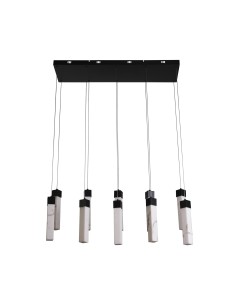 Searchlight® I Пендел Moonbeam, черен метал и мраморизирана смола I 10 x LED - 10879-10BK - Цена | LEDs4economy 2