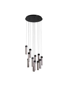 Searchlight® I Пендел Moonbeam 1, черен метал и мраморизирана смола I 13 x LED - 10879-13BK - Цена | LEDs4economy 2
