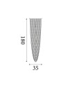Searchlight® I Пендел Swoop, сатениран месинг и прозрачен кристал I 5 x GU10 - 10883-5SB - 4