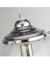 Searchlight® I Пендел Moscow - хромиран метал и оребрено стъкло I 1 x E27 - 1091CC - 2