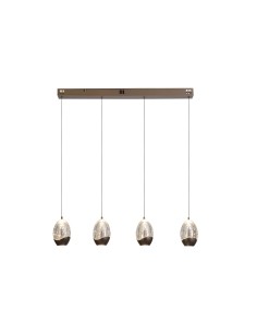 Searchlight® I Пендел Seeds, метална, лате с шампанско I 4 x LED - 11140-4LT - Цена | LEDs4economy