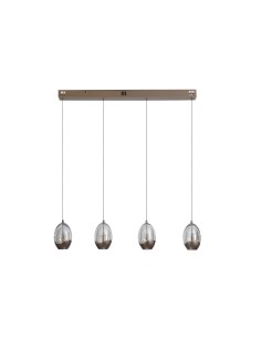 Searchlight® I Пендел Seeds, метална, лате с шампанско I 4 x LED - 11140-4LT - Цена | LEDs4economy 2