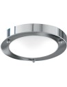 Searchlight® I Плафон Dublin - Хромиран метал и киселинно стъкло I 1 x E27 - 1131-31CC