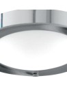 Searchlight® I Плафон Dublin - Хромиран метал и киселинно стъкло I 1 x E27 - 1131-31CC - 3