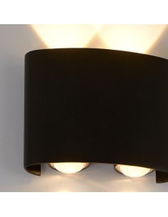 Searchlight® I LED Аплик Shadows, черен алуминий I 4 x LED - 1224-4BK - Цена | LEDs4economy 2