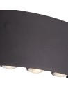 Searchlight® I LED Аплик Shadows, черен алуминий I 6 x LED - 1226-6BK - 2