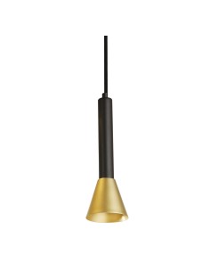 Searchlight® I Signal Пендел - черно-злато I 1 x GU10 - 13611-1BGO - Цена | LEDs4economy