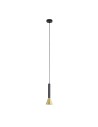 Searchlight® I Signal Пендел - черно-злато I 1 x GU10 - 13611-1BGO - 2