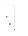 Searchlight® I Signal Пендел - черно-злато I 1 x GU10 - 13611-1BGO - 4