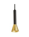 Searchlight® I Пендел Signal Bar - черен и злато I 4 x GU10 - 13611-4BGO - 3