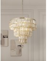 Searchlight® I Пендел Empire - сатениран месинг и шампанско I 5 x E14 - 1375-5SB - 5