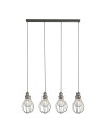 Searchlight® I Пендел Balloon Cage - калаен метал I 4 x E27 - 1384-4PW