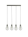 Searchlight® I Пендел Balloon Cage - калаен метал I 4 x E27 - 1384-4PW - 2