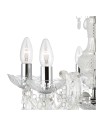 Searchlight® I Пендел Marie Therese - прозрачно стъкло и акрил I 5 x E14 - 1455-5CL - 3