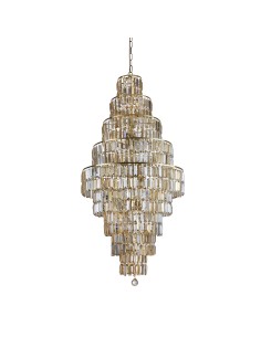 Searchlight® I Полилей Empire - сатениран месинг и шампанско I 13 x E14 - 1500SB - Цена | LEDs4economy 2