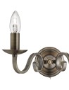 Searchlight® I Аплик Richmond - античен месинг, метал I 2 x E14 - 1502-2AB - 2