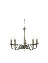 Searchlight® I Пендел Richmond - античен месинг I 5 x E14 - 1505-5AB - 2