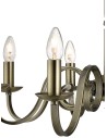 Searchlight® I Пендел Richmond - античен месинг I 8 x E14 - 1508-8AB - 3
