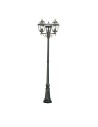 Searchlight® I Градински стълб в New Orleans - черно злато, метал и стъкло I 3 x E27 - 1528-3