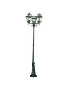 Searchlight® I Градински стълб в New Orleans - черно злато, метал и стъкло I 3 x E27 - 1528-3 - 2