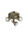 Searchlight® I Спот Focus - Античен месинг I 3 x GU10 - 1543AB
