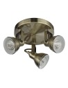 Searchlight® I Спот Focus - Античен месинг I 3 x GU10 - 1543AB - 2