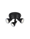 Searchlight® I Спот Focus - черен метал I 3 x GU10 - 1543BK