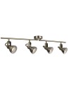 Searchlight® I Спот Focus Split Bar - Античен месинг I 4 x GU10 - 1544AB