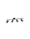 Searchlight® I Спот Focus - черен метал I 4 x GU10 - 1544BK - 2
