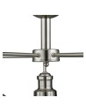Searchlight® I Пендел Bistro - сатенено сребро и стъкло I 5 x E27 - 1595-5SS - 3