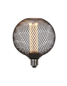 Searchlight® I Декоративна крушка Wire Mesh - черен метал I 1 x E27 - 16003BK - Цена | LEDs4economy