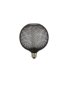 Searchlight® I Декоративна крушка Wire Mesh - черен метал I 1 x E27 - 16003BK - Цена | LEDs4economy 2
