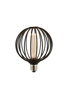Searchlight® I Globe  крушка - Черен метал I 1 x E27 - 16004BK