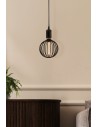 Searchlight® I Globe Декоративна крушка - Черен метал I 1 x E27 - 16004BK - 5