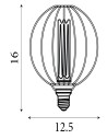 Searchlight® I Globe Декоративна крушка - злато I 1 x E27 - 16004GO - 4