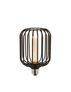 Searchlight® I Декоративна крушка - черен метал I 1 x E27 - 16005BK - Цена | LEDs4economy