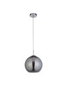 Searchlight® I Пендел Balls - хромиран метал и опушено стъкло I 1 x E27 - 1621SM - 2