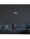 Searchlight® I Пендел Balls - хромиран метал и опушено стъкло I 1 x E27 - 1621SM - 5