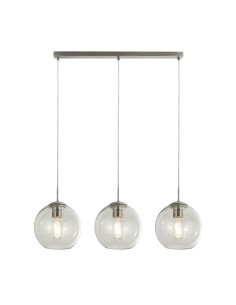 Searchlight® I Пендел Balls - хром и прозрачно стъкло I 3 x E27 - 1623-3CL - Цена | LEDs4economy