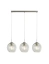 Searchlight® I Пендел Balls - хром и прозрачно стъкло I 3 x E27 - 1623-3CL